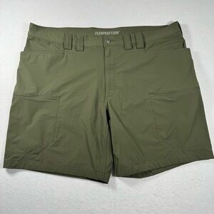 Duluth Trading Men’s 44 Green Flexpedition Shorts 9” Inseam